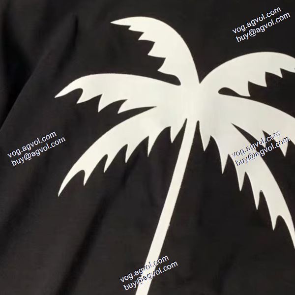 耐久性に優れ 2020秋冬 ココナッツの木 半袖Tシャツ パーム エンジェルス Palm Angels コピー 2色可選